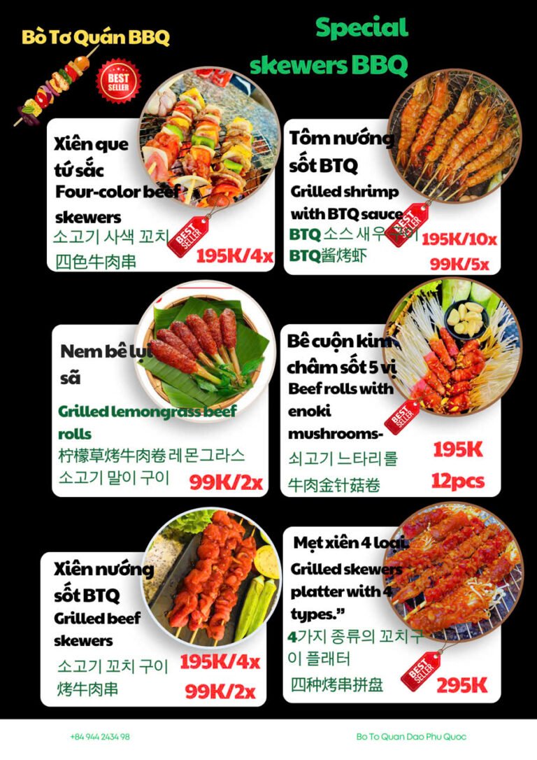 Bò cuộn rau sống, chấm mắm nêm đậm vị – món đặc trưng khiến quán ăn nổi tiếng Phú Quốc này luôn đông khách.